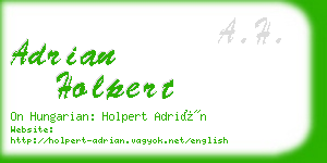 adrian holpert business card